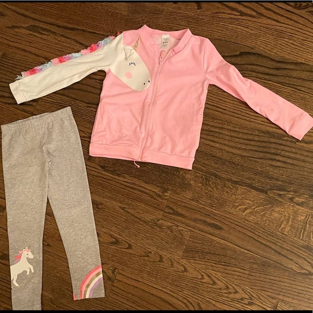 Little Girl Unicorn Outfit - 6x